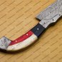 Damascus Steel Cleaver Chopper Chef Kitchen Knife Heavy Duty Damascus Handle Walnut Wood with Sheath