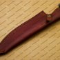 Damascus Steel Cleaver Chopper Chef Kitchen Knife Heavy Duty Damascus Handle Walnut Wood with Sheath