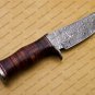 Handmade Damascus Steel Hunting Knife Damascus Skinner Knife, Camping  Boot Knife Walnut Wood Handle