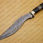 Handmade Damascus Steel Kukri Knife Densified Wood Handle Gift for Him  Anniversary Gift Valentines