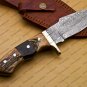 Handmade Damascus Steel Hunting Knife Damascus Skinner Knife, Camping  Boot Knife Walnut Wood Handle