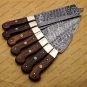 7 Pc Damascus Chef Knife Vintage Knife Forged Steel Knife Perfect Gift Kitchen Knife With Sheath