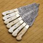7 Pc Damascus Chef Knife Vintage Knife Forged Steel Knife Perfect Gift Kitchen Knife With Sheath