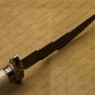 Custom Handmade Damascus Steel Mosaic Bowie Knife Hunting Knife Sheet Handle With Leather Sheath