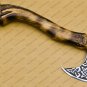 Handcrafted Viking Axe Set Forged Carbon Steel with Engraved Ash Wood Handle Perfect Birthday Gift
