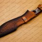 Handmade Damascus Hunting Knife With Rosewood Handle Gift Father Wedding Gift Bowie Knife Birthday