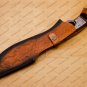 Handmade Damascus Hunting Knife With Rosewood Handle Gift Father Wedding Gift Bowie Knife Birthday