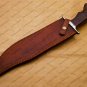 Handmade Damascus Hunting Knife With Rosewood Handle Gift Father Wedding Gift Bowie Knife Birthday
