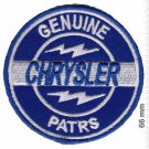 Large Chrysler Genuine Parts Motorsport Patch Ø 10 (Inch)