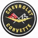 Large Chevrolet Corvette Motorsport Patch Ø 10 (Inch)