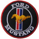 Large Ford Mustang Old Timer Motorsport Patch Ø 10 (Inch)