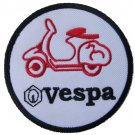 Large Vespa Scooter Motorcycles Patch Ø 10 (Inch)