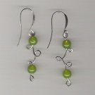 Handmade Wire Sculpted Earrings
