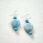 Turquoise Silver Dangling Delight Earrings