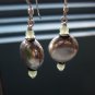 Lovely Small Silver and Crystal Earrings