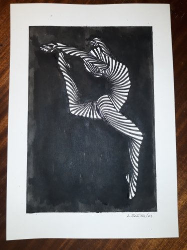 A3 Acrylic Painting on Paper
