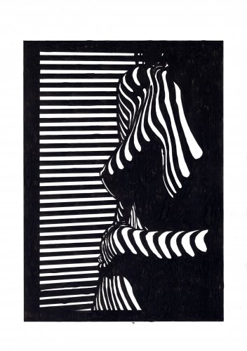A3 Acrylic Painting on Paper