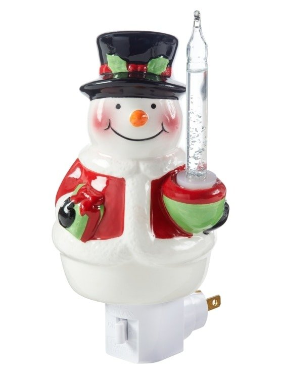 Snowman Bubble-Light Night-Light