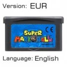 GBA Video Game Cartridge Console Card 32 Bit Mari Ball EUR for Fans Gift