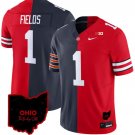 Justin Fields Jersey Bears #1 Ohio State Buckeyes Split Vapor Football Stitched