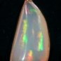 BEAUTIFUL COLORS 8 CARATS SOLID OPAL 14K GOLD PENDANT