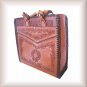 CUSTOM FULL LEATHER HAND TOOLED HANDBAG TOTEBAG TOTE