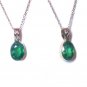 BLAZING EMERALD GREEN 2.40 CARAT TSAVORITE 14K PENDANT