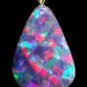 WORLD CLASS 18K GIANT AUSSIE BLACK OPAL PENDANT