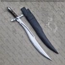 28"customized handmade high steel 1095 Kukri knife wood handl with Black scaberd