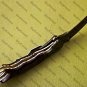 Customized Handmade Damascuse Krambit Knife wood Handle with Lethathe Sheath