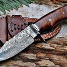 Bigcat Roar Hunting Knife Damascus Knife BEAR HUNTER Survival EDC Knife Damascus