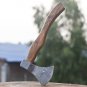 Handmade Damascus Steel Hunting Axe/Hatchet with Rose Wood Handl