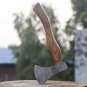 Handmade Damascus Steel Hunting Axe/Hatchet with Rose Wood Handl