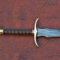 32 inches Long Sting Sword, 22" Long Hand Forged Damascus Steel Double Edge Blad