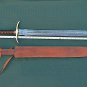 32 inches Long Sting Sword, 22" Long Hand Forged Damascus Steel Double Edge Blad