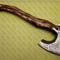 Customized Handmade Viking Axe Forged Carbon Steel Blade With Leather Sheath