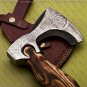 Customized Handmade Viking Axe Forged Carbon Steel Blade With Leather Sheath