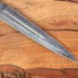 13 INCHES CUSTOM HAND MADE DAMASCUS STEEL HUNTING DAGGER KNIFE