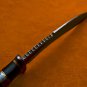 13" Handmade Damascus Steel fixed blade kukri Knife for Camping,Leather sheath