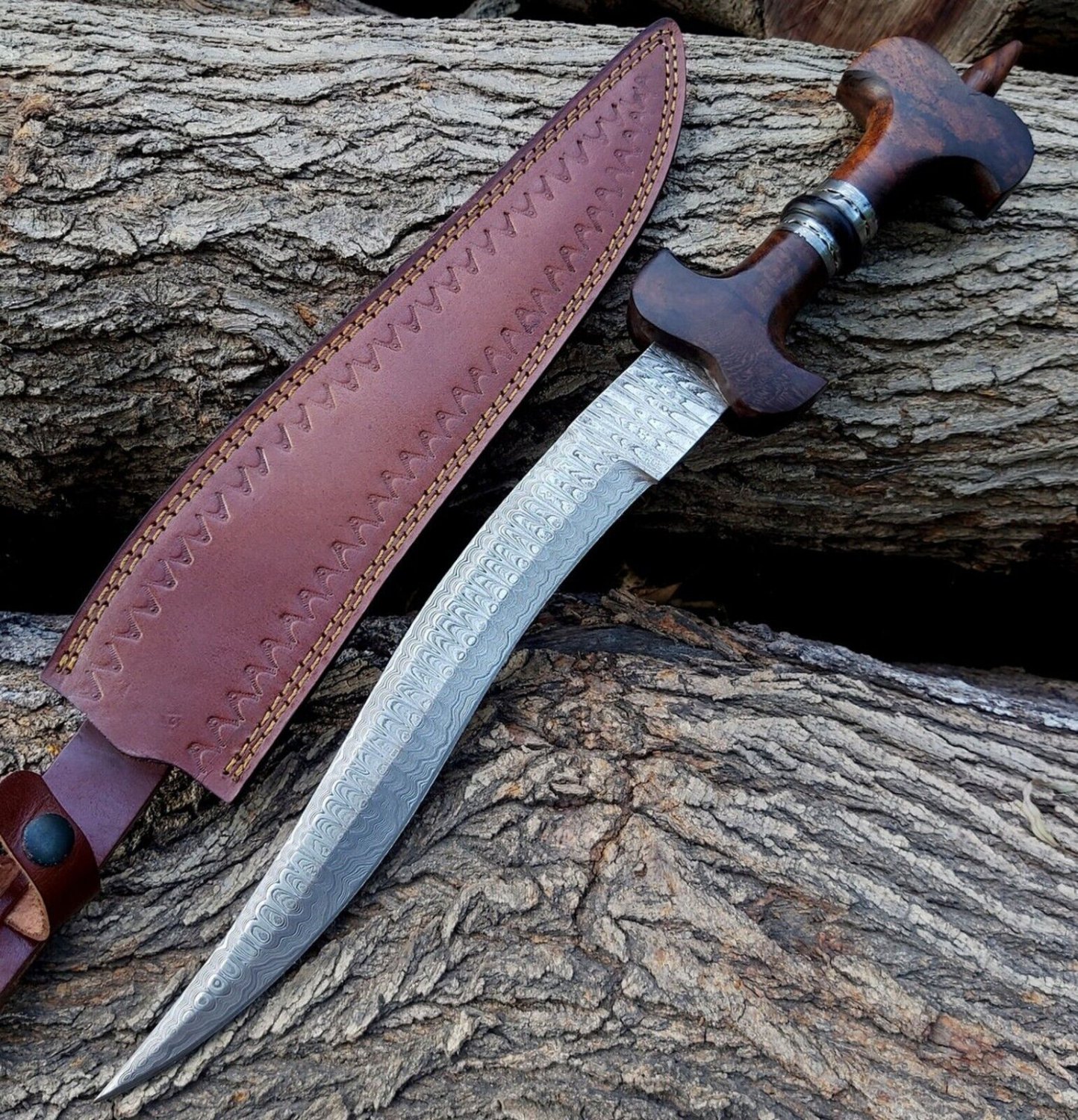 Handmade High Steel 1095 Knife Best For Hunting Camping Hiking Outdoor Survival