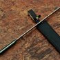 Handmade D2 Steel Tactical Warrior Combat Fighter sword-micarta handle leather sheath