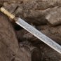 Stainless Steel Handforged sword, longsword, Roman sword, sword with sheath, hand engraved sword
