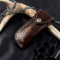 Custom Handmade D2 Steel Folding Knife, Hand Engraved Pocket Knife With Sheath.