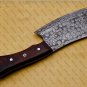 12"Customized Handmade Meat Cleaver Chef Knife Butcher Chopper Rose Wood Handle
