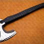 STUNNING CUSTOM HANDMADE CARBON STEEL VIKING TOMAHAWK HATCHET AXE WITH SHEATH