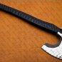 STUNNING CUSTOM HANDMADE CARBON STEEL VIKING TOMAHAWK HATCHET AXE WITH SHEATH