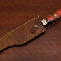 Customized Handmade J2 Steel Hunting Bowie Knife Fixed Blade with Leather sheath