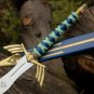 Custom Handmade 42"Sword with Beautifull Leather scabrd