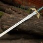 Custom Handmade 42"Sword with Beautifull Leather scabrd