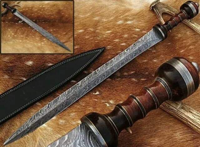Custom Handmade 36"Sword with Beautifull Leather Sheath